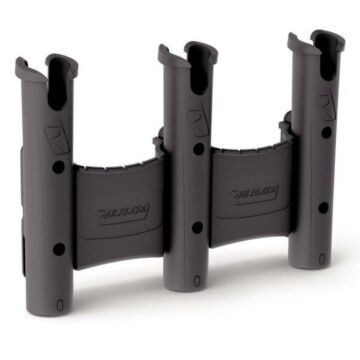 16285Railblaza_Rodstow_Rod_Holder_Triple_Zwart_Met_Bakje