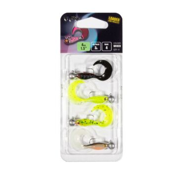 Fox_Rage_Micro_Grub_Tail_Loaded_UV_Mixed_Colour_Pack_4cm