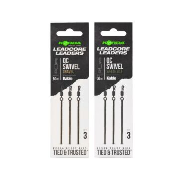 Korda_Kable_Leadcore_Leader_QC_Swivel_50cm