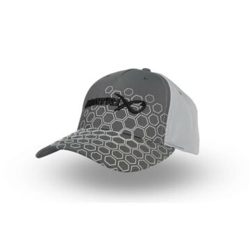 Matrix_Hex_Print_Baseball_Cap_Grey