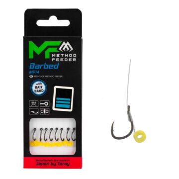 Mikado_Method_Feeder_Rig_Barbed_MF14_With_Bait_Band_10cm