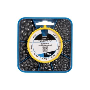 Zebco_Trophy_Oval_Split_Shot_Assortment_170g