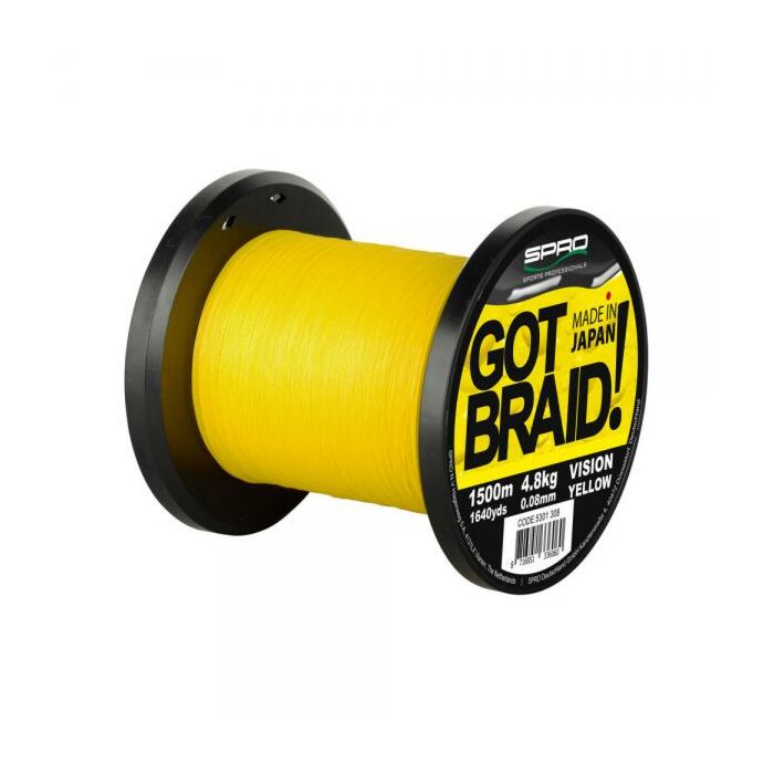 Spro_GOT_Braid_Yellow_per_meter