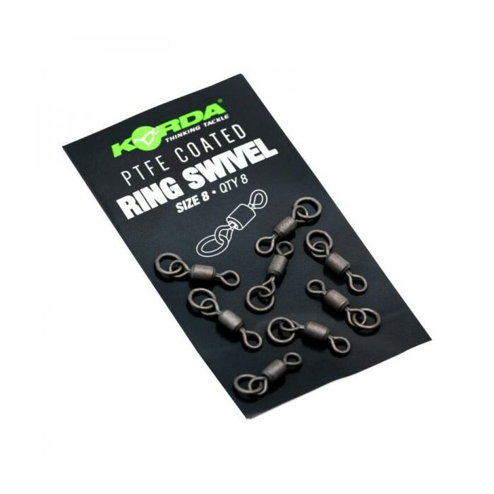 Korda_PTFE_Coated_Ring_Swivel_Size_8_1 Korda_PTFE_Coated_Ring_Swivel_Size_8_1