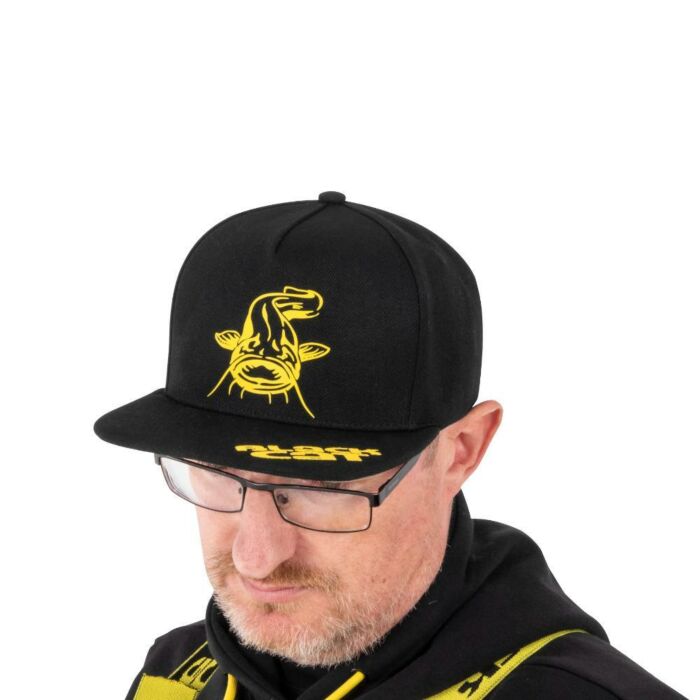 Black_Cat_Flat_Peak_Cap Black_Cat_Flat_Peak_Cap