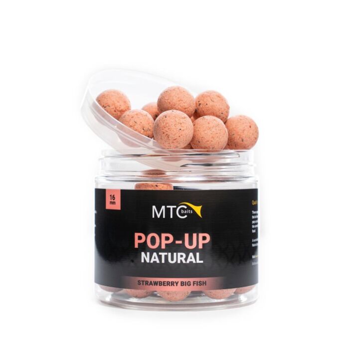 MTC_Baits_Strawberry_Big_Fish_Pop_Up_Natural_16mm MTC_Baits_Strawberry_Big_Fish_Pop_Up_Natural_16mm