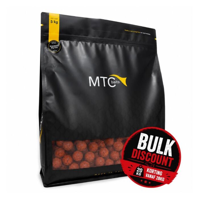 MTC_Baits_Strawberry_Big_Fish_20kg_Bulkdeal_16mm