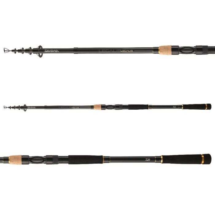Telescopic Allround Fishing Rod Daiwa Legalis Tele Allround Telescopic  Fishing Rod - 11.81ft, 6 Sections, 1.05-3.17oz Lureweight Daiwa Legalis Rod