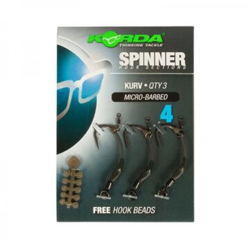 11281Korda_Spinner_Hook_Kurv_Shank_Size_4