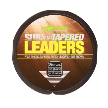 Korda_Subline_Tapered_Leader_Brown_