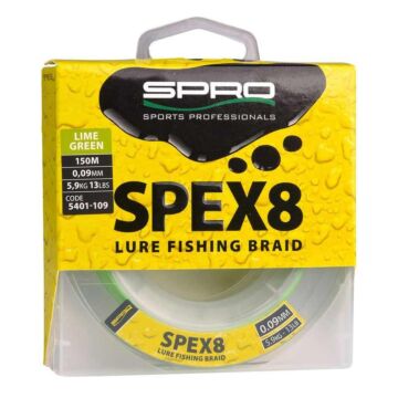 Spro_Spex8_Braid_Lime_Green_150m