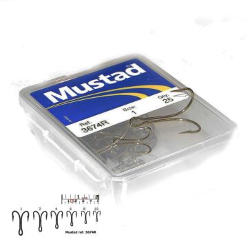 Mustad_3674BR_Size_2_25_st_