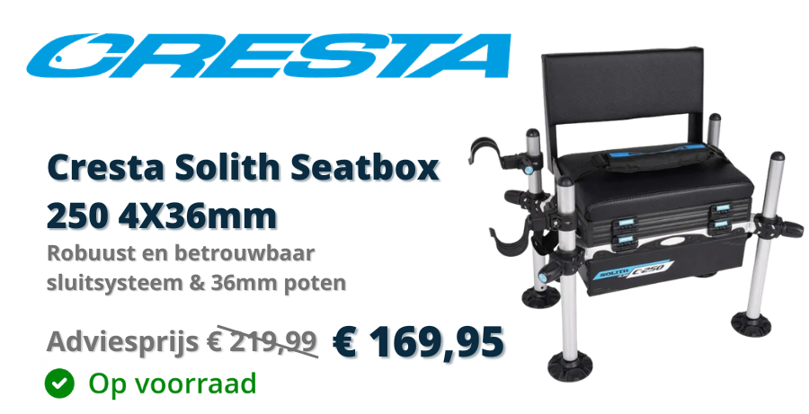 Cresta Solith Seatbox 250 4X36mm uit voorraad leverbaar bij Eurotackle!