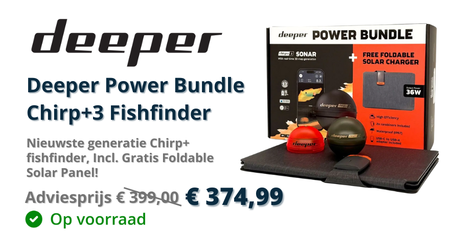 Deeper Power Bundle nu voor slechts € 374,99, bij Eurotackle!