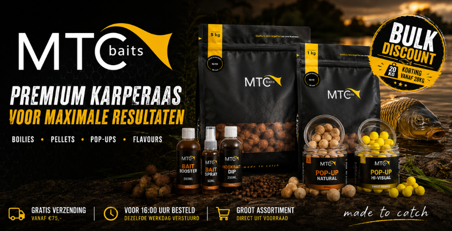 Gehele MTC Baits Assortiment uit voorraad leverbaar bij Eurotackle!