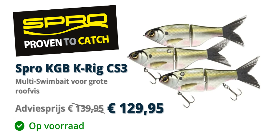 Spro KGB K-Rig CS3 uit voorraad leverbaar bij Eurotackle!